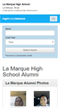 Mobile Screenshot of lamarquehighschool.org